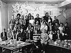 В библиотеке - делегация американской молодёжи