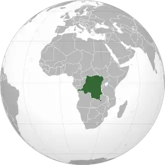 Международно признанные территории Демократической Республики Конго