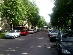 Демонстрационный проезд (вид с Московской площади)