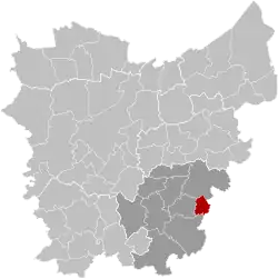 Расположение муниципалитета на карте провинции