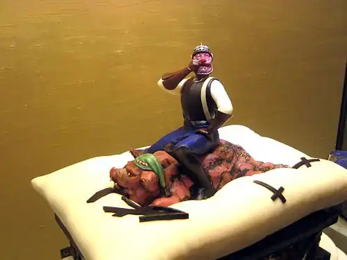 Аллегория Германии. Петроград, 1914—1916. Фирма А. Денисова-Уральского