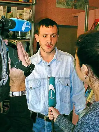 На II Биеннале поэтов в Москве. 21.10.2001.