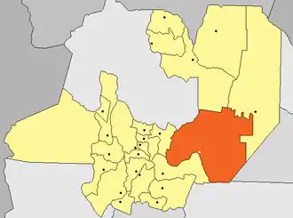 Департамент Анта на карте