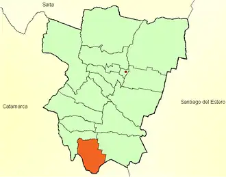 Департамент Ла-Коча на карте