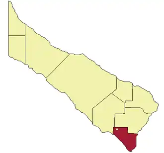 Департамент  Лайши на карте