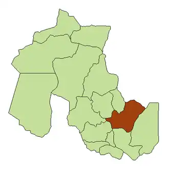 Департамент Ледесма на карте