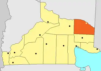 Департамент Пичи-Мауида на карте