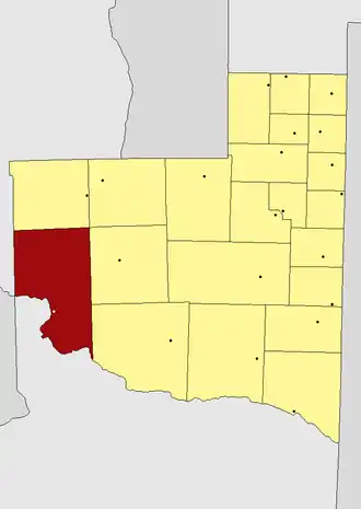 Департамент  Пуэлен на карте