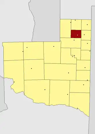 Департамент  Тренель на карте