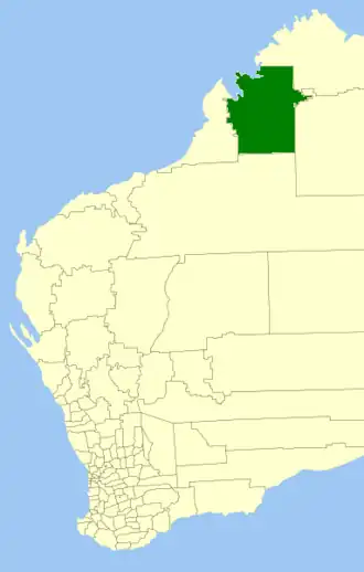 Дерби-Уэст-Кимберли на карте