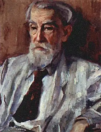 Портрет А. М. Дерибаса работы П. Г. Волокидина. Фрагмент. 1934 г.