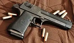 Desert Eagle Mark XIX с патронами калибра .50 Action Express