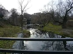 Река Десна и плотина рядом с камвольной фабрикой