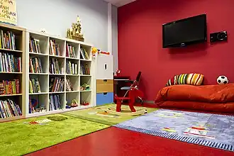 Детская комнатадля самых маленьких посетителей