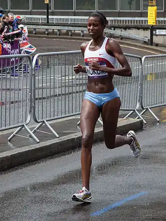 На олимпийском марафоне в Лондоне