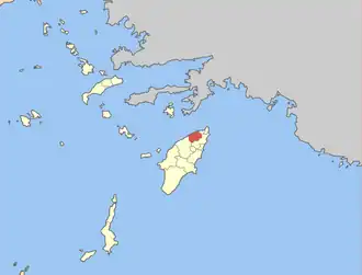 Петалудес на карте