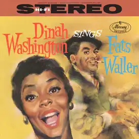 Обложка альбома Дины Вашингтон «Dinah Washington Sings Fats Waller» (1958)