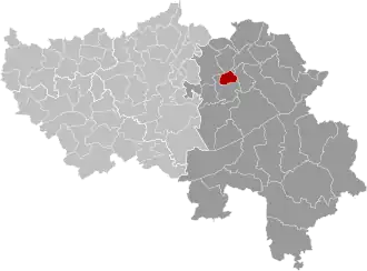 Расположение муниципалитета на карте провинции