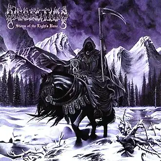 Обложка альбома Dissection «Storm of the Light’s Bane» (1995)