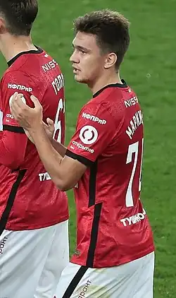 Маркитесов в составе московского «Спартака» в 2020 году