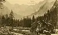 Долина Белой воды в Татрах. Фотография начала XX в.