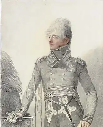 портрет работы Доменико Босси, 1807 г.