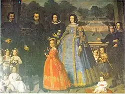 Империале в окружении семьи на вилле в Сампьердарене