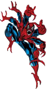 Доппельгангер в комиксе Spider-Man #24 (июль, 1992)Художник — Ларри Александр.