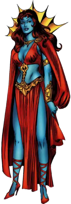 Дорма в Official Handbook of the Marvel Universe: Book of the Dead 2004 #1 (Ноябрь 2004)Художник — Джон Бьюсема.