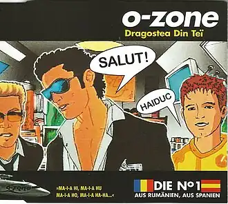 Обложка сингла O-Zone «Dragostea din tei» (2003)