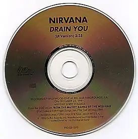 Обложка песни Nirvana «Drain You»