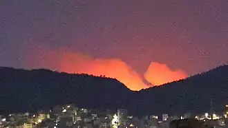 Лесные пожары 2023 года в Греции