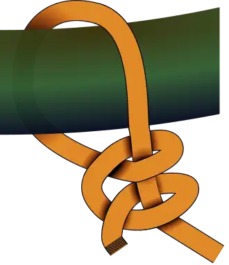 Штык без обязательной прихватки ходового конца троса за коренной