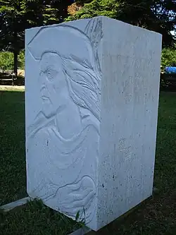 Каменный портрет Дуджама II, графа Крка, в Оточаце