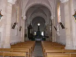 Интерьер церкви Св. Петра в оковах