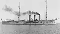 Учебное судно «Двина» на Ревельском рейде, 1910-е годы.