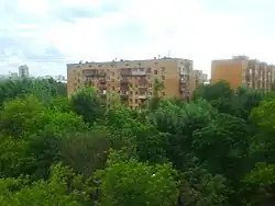 Двор жилых домов на 3-й Владимирской ул.