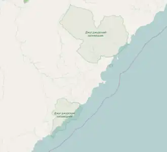 Границы Джугжурского заповедника