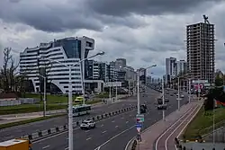 Начальный участок проспекта