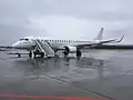 Embraer E-190 авиакомпании Pegas Fly в Магаданском аэропорту