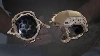 Последний вариант шлема ECH с высоким вырезом под ушные раковины (high cut variant) (2021)