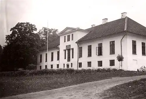 Главное здание мызы(школа Вяэтса), 1938 год