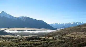 Южные Альпы в Новой Зеландии