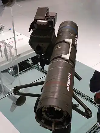 ПТРК «Eryx» на авиасалоне Ле-Бурже, 2007.