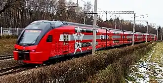 Электропоезд ЭШ2 на Киевском направлении