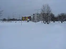 Вид на дома ул. Кихну 4 и 6 со стороныНарвского шоссе