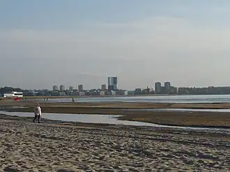 Вид на Хааберсти с пляжа Пелгуранд (Штромка)