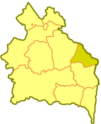 Кокпектинский район на карте