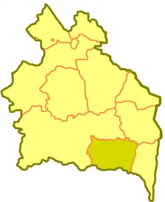 Урджарский район на карте