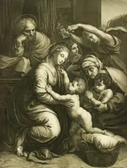 Святое семейство. По картине Рафаэля